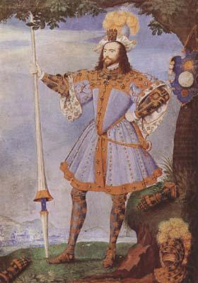 Nicholas Hilliard Portrait of George Clifford,Earl of Cumberland (mk08) china oil painting image